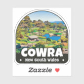 Cowra, NSW Australia Aufkleber (Blatt)