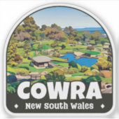 Cowra, NSW Australia Aufkleber (Vorderseite)