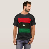 Cowrie Muschel Red Black Green Crochet Print T-Shirt (Vorne ganz)