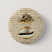 Cowrie Muscheln Button (Vorderseite)