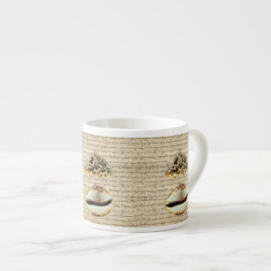 Cowrie Muscheln Espressotasse
