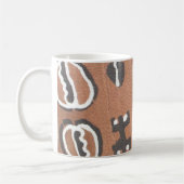 Cowrie-Schlamm-Stoff-Tasse Kaffeetasse (Links)