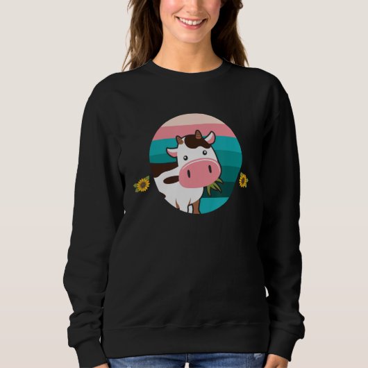 Cows  Cow Calf Cattle Cow Hutch Sweatshirt (Vorderseite)