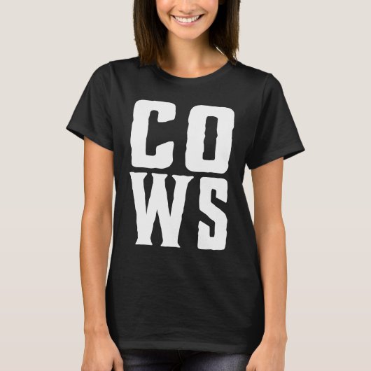 COWS! Funny Screaming Cow Hob Farmer T-Shirt (Vorderseite)