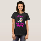 Cows make me happy   Farmer cow T-Shirt (Vorne ganz)