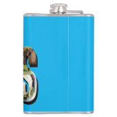 Cows Picture Logo, klassische Hip Flask Flachmann (Rückseite)