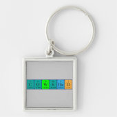 Cowshed Periodenname Schlüsselring Schlüsselanhänger (Vorne)