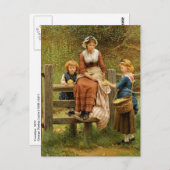 Cowsliden von George Dunlop Leslie Postkarte (Vorne/Hinten)