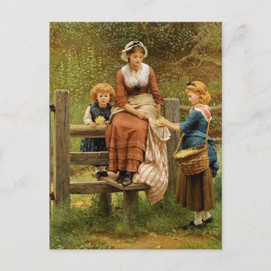 Cowsliden von George Dunlop Leslie Postkarte (Vorderseite)