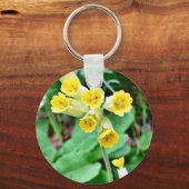Cowslip Blume Schlüsselanhänger (Vorderseite)