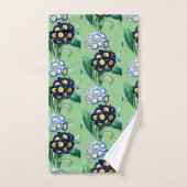 Cowslip Primrose Botanical Badhandtuch Set (Handtuch)