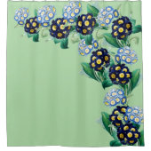 Cowslip Primrose Botanical Duschvorhang (Vorderseite)