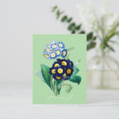 Cowslip Primrose Botanical Feiertagskarte (Stehend Vorderseite)