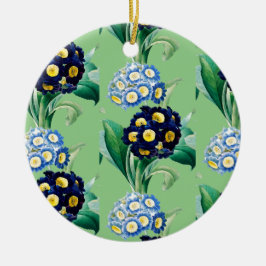Cowslip Primrose Botanical Keramik Ornament