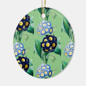 Cowslip Primrose Botanical Keramik Ornament (Links)