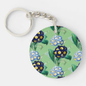 Cowslip Primrose Botanical Schlüsselanhänger (Vorderseite)