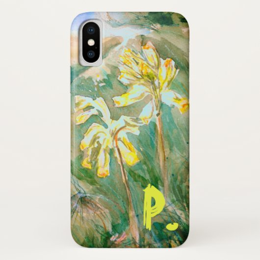 Cowslips Primula veris Phone iPhone Case (Rückseite)