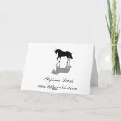 Cowyboy-Beileid Karte (Rückseite)