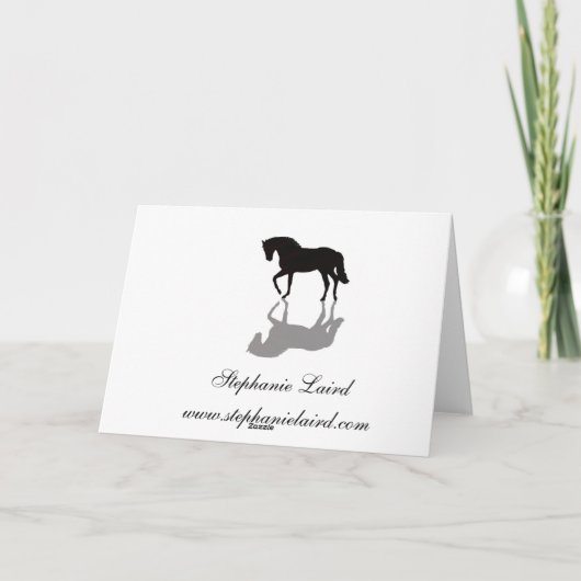 Cowyboy-Beileid Karte (Rückseite)