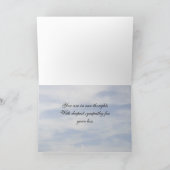 Cowyboy-Beileid Karte (Innenseite)