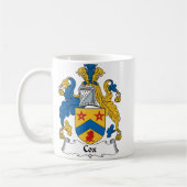 Cox-Familienwappen Kaffeetasse (Links)