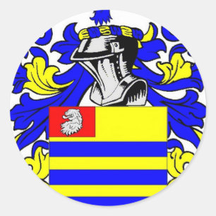 Cox (irisch) Wappen Runder Aufkleber