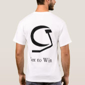 Cox zum zu gewinnen T-Shirt (Rückseite)