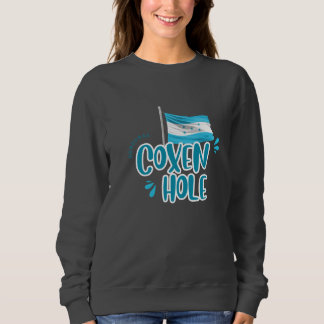 Coxen Hole mit honduranischer Flagge Sweatshirt