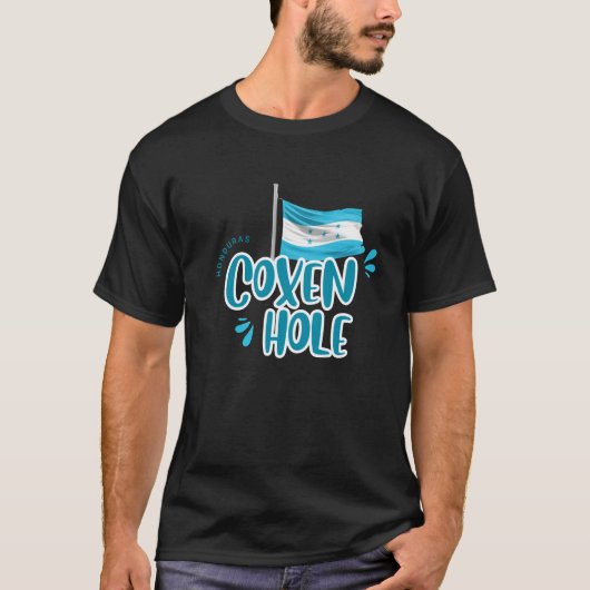 Coxen Hole with Honduras Flag T-Shirt (Vorderseite)