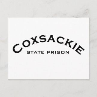 Coxsackie-Staat-Gefangenenlogo Postkarte