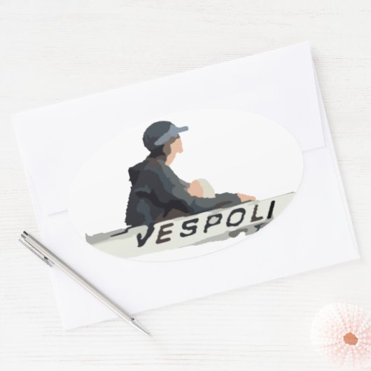 Coxsuan Oval Sticker (Umschlag)