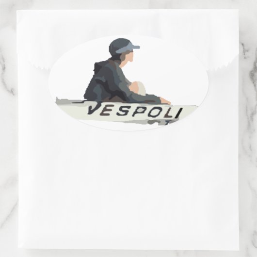 Coxsuan Oval Sticker (Tasche)