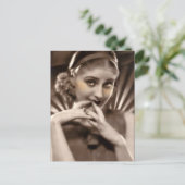 Coy Beauty Postkarte (Stehend Vorderseite)