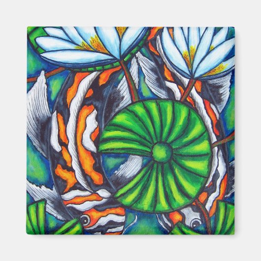 Coy Carp Magnet (Vorne)