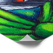 Coy Carp von Lisa Lorenz Poster (Ecke)