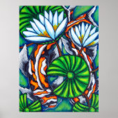 Coy Carp von Lisa Lorenz Poster (Vorne)