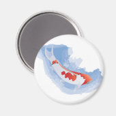 Coy Koi (Digital) Magnet (Vorderseite/Rückseite)