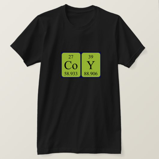 Coy Periodenname Shirt (Design vorne)