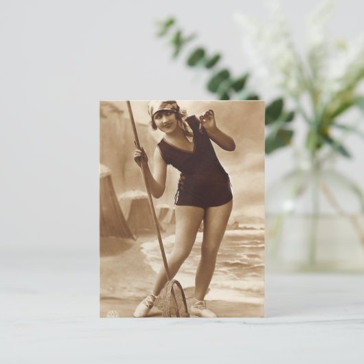 Coy Süsse Postkarte (Stehend Vorderseite)