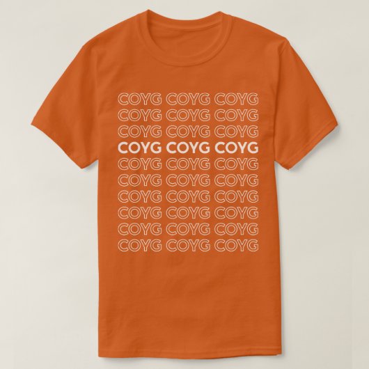 COYG COYG COYG White T-Shirt (Design vorne)