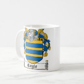 Coyle Familienwappen Kaffeetasse (Vorderseite Links)