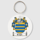 Coyle Familienwappen Schlüsselanhänger (Vorderseite)