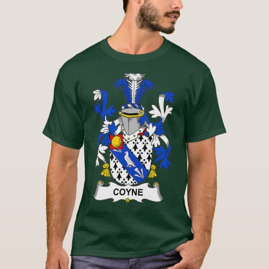 Coyne Coat of Arms Familienwappen T-Shirt (Vorderseite)