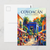 Coyoacán Mexiko Postkarte (Vorne/Hinten)