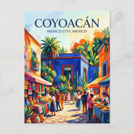 Coyoacán Mexiko Postkarte (Vorderseite)