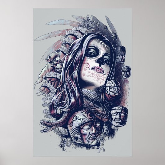 Coyolxaugqui Poster (Vorne)