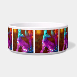 Coyote Abstrakt Art Saguaro Cactus Desert Brown Napf