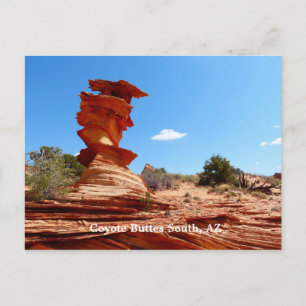 Coyote Buttes South, AZ Arizona, Rock Formationen Postkarte