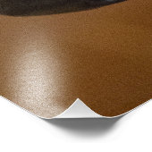 Coyote Closeup Fotodruck (Ecke)