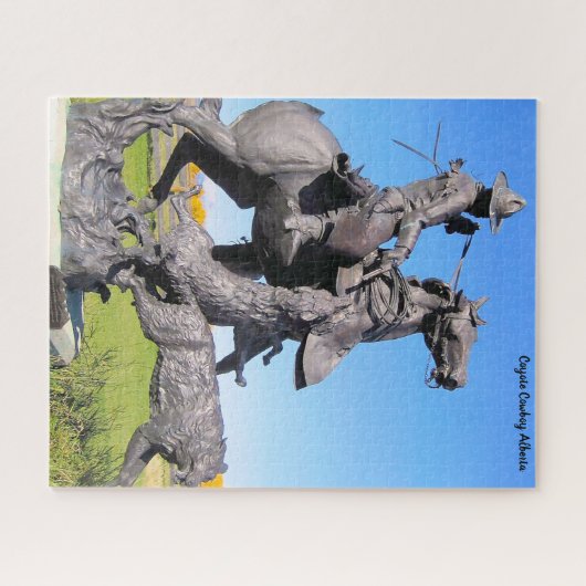 Coyote Cowboy Alberta Puzzle (Horizontal)